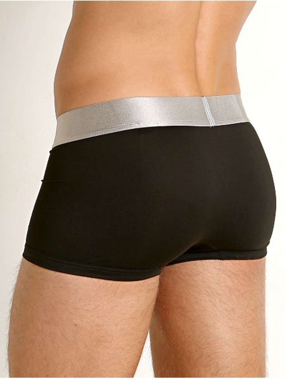 Calvin Klein Men’s Microfiber Stretch Steel Low Rise Trunk Underwear Like New - Picture 2 of 7